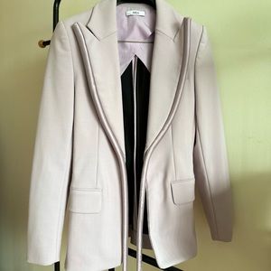 AREA lilac blazer XS